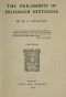 [Gutenberg 49316] • The Philosophy of Friedrich Nietzsche